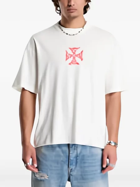 Tričko Represent s potiskem bílé