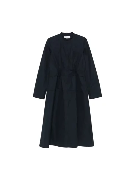 Sukienka koszulowa Jil Sander czarna