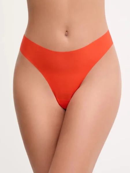 Chantelle tanga oranžové