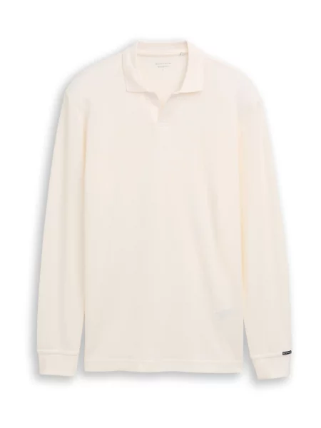 TOM TAILOR Tricou lână alb