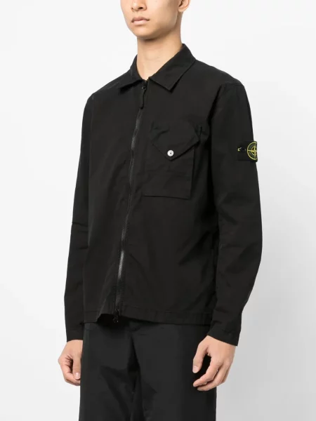 Geacă Stone Island cu strasuri negru