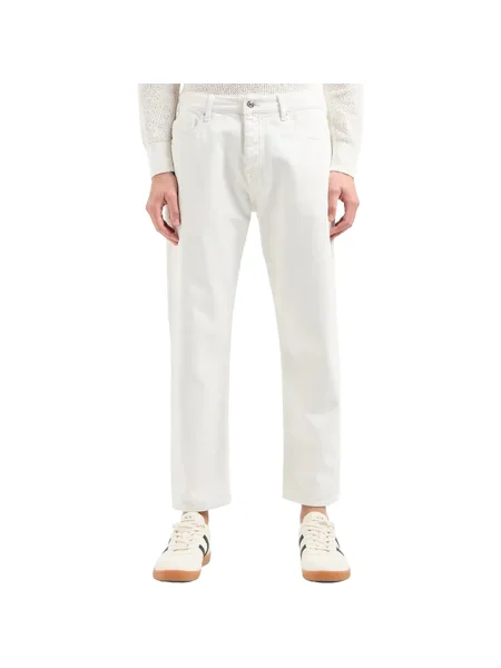 Pantaloni Eax alb
