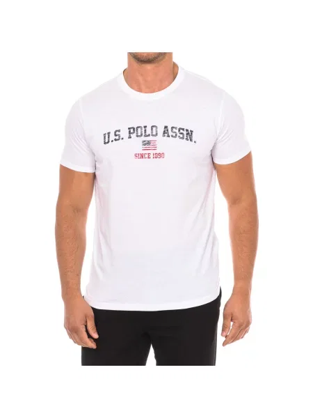 Tricou polo U.s. Polo Assn. alb