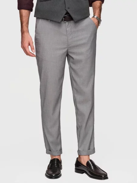 Pantaloni chino Ombre gri