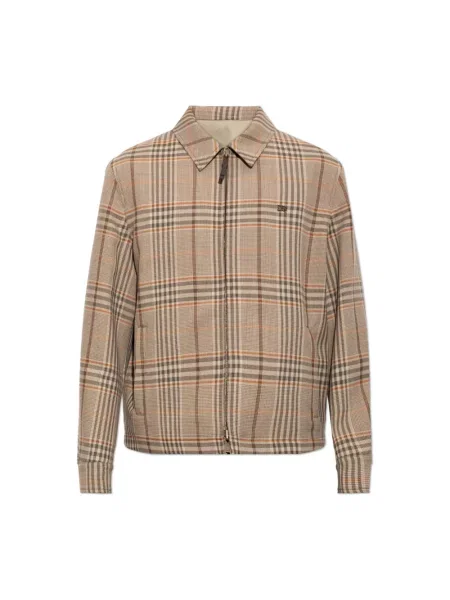 Kurtka Burberry wełniana brązowa