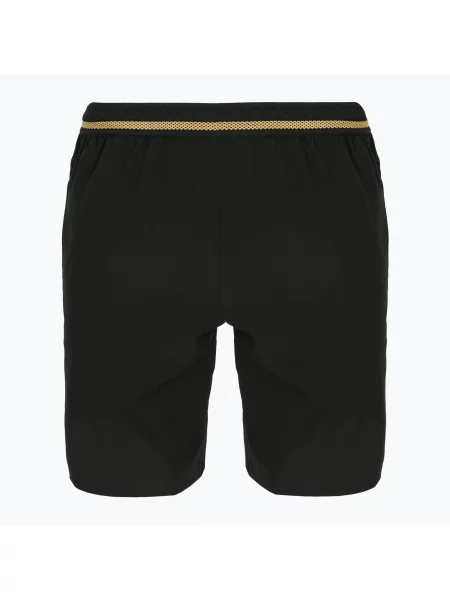 Шорти тенісні Lacoste black/gold чорні