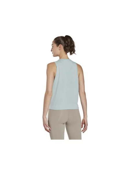 Yoga top Reebok cu bretele albastru
