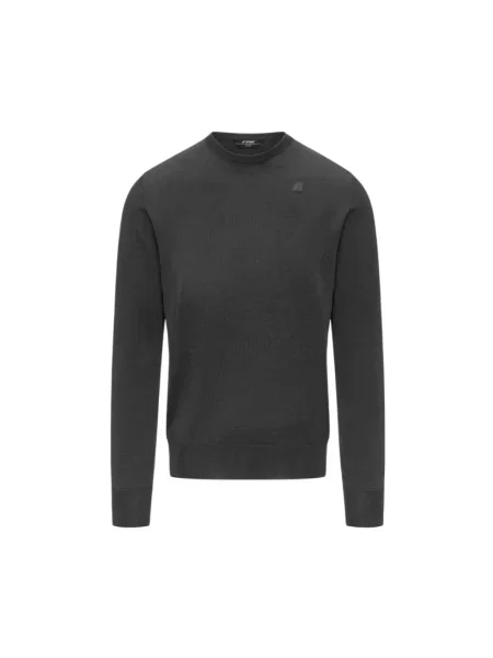 Sweter K-way wełniany szary