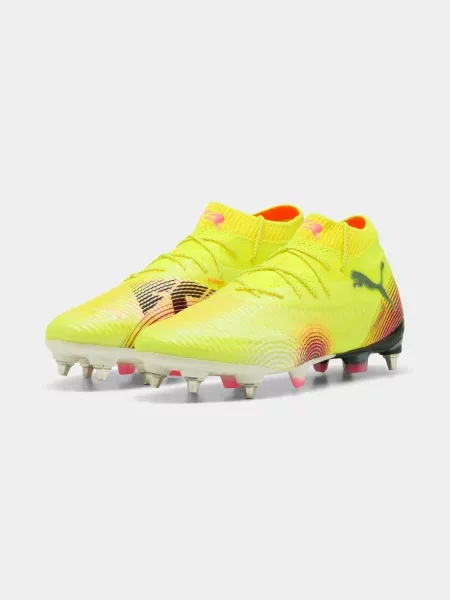 Кросівки для спорту PUMA Future 8 Ultimate Mxsg комбінований верх жовтий