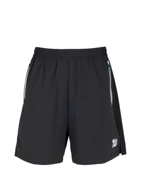 Golf pantaloni scurți Malbon Golf cu imagine negru