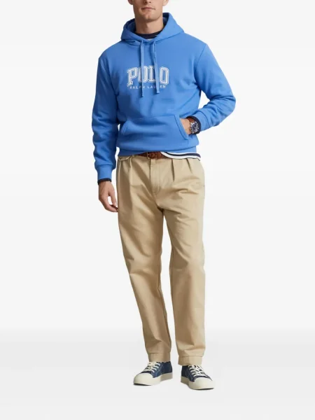 Kostiumas "houndstooth" rašto bokseriai Polo Ralph Lauren iki kelių mėlyna