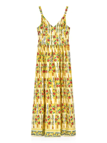 Lung rochie Philipp Plein galben