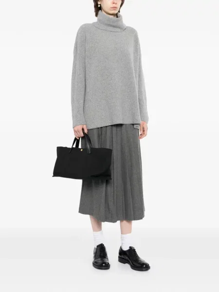 Geantă shopper Senso din canvas negru