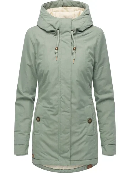 Ragwear Geacă de iarnă Monadena ecru / pastel verde