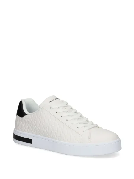 Sneakerși Armani Exchange alb