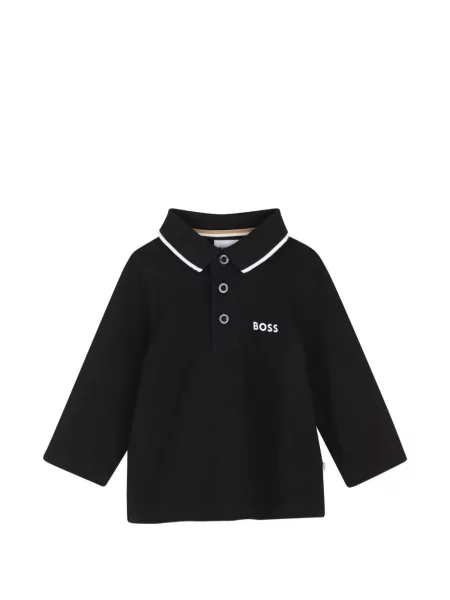 Koszulka polo dziecięca Bosswear czarna