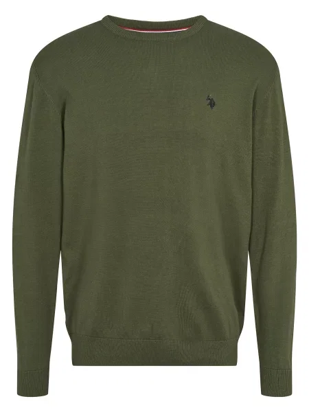 U.S. POLO ASSN. Pulover UMAdair închis verde