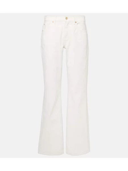 Nohavice 7 For All Mankind biela