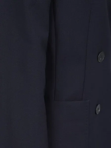 Sacou Weekend Max Mara cu două rânduri de nasturi albastru