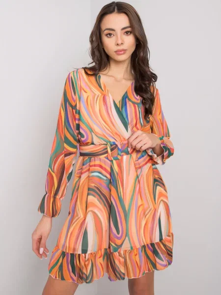 Rochie Italy Moda de costum portocaliu