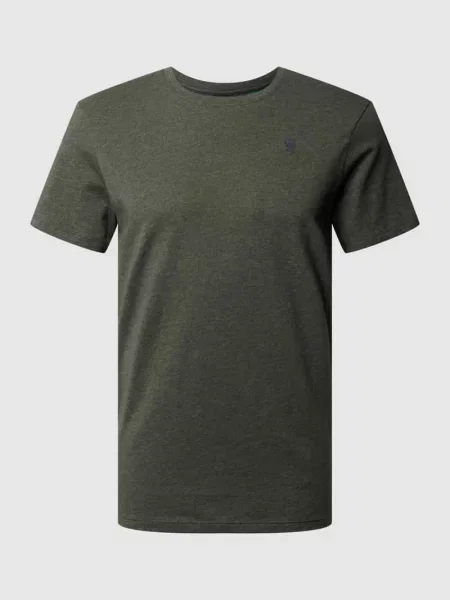 T-shirt o kroju regular fit z czystej bawełny G-star Raw oliwkowa