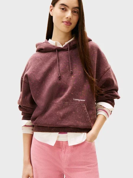 Толстовка Tommy Jeans бордова