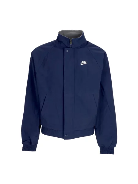 Kurtka Nike z granatem wodoszczelna biała