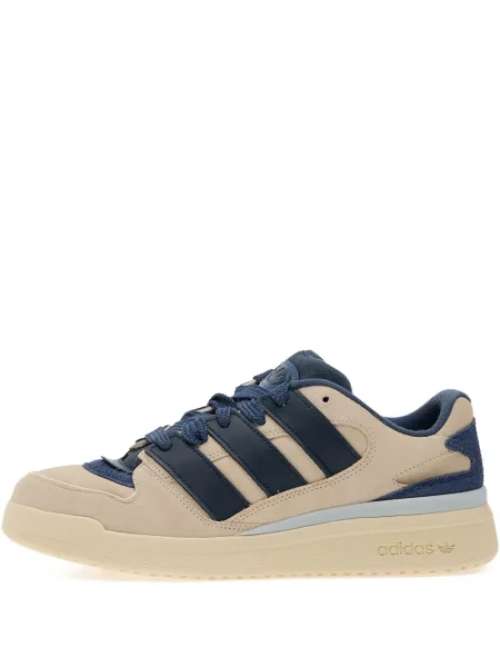 Sneakerși Adidas Gazelle din piele cu bretele albastru