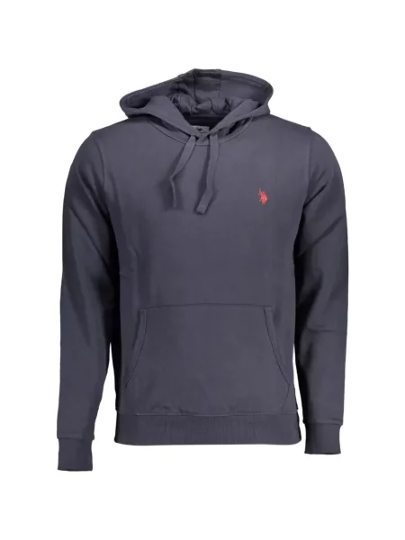 Hanorac cu glugă U.s. Polo Assn. cu broderie albastru