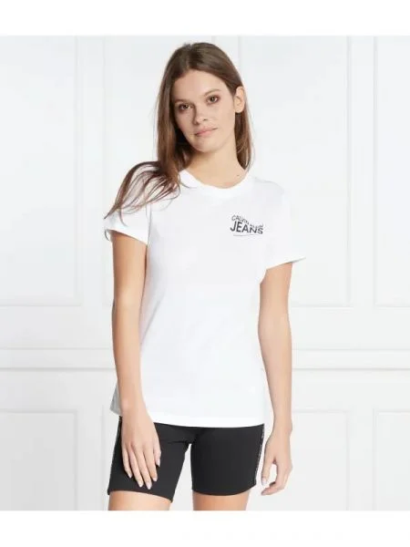 CALVIN KLEIN JEANS Tricou MOTION LOGO alb