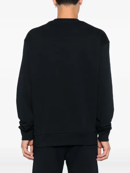 Hanorac Karl Lagerfeld cu broderie albastru
