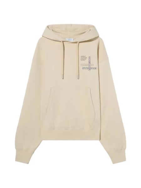 Hanorac cu glugă Off-white alb