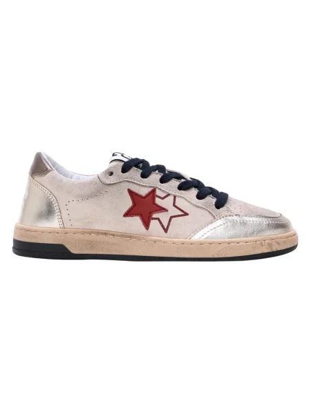 Sneakersy 2star skórzane beżowe