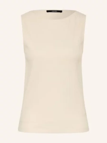 Dzianinowy top Someday beżowy