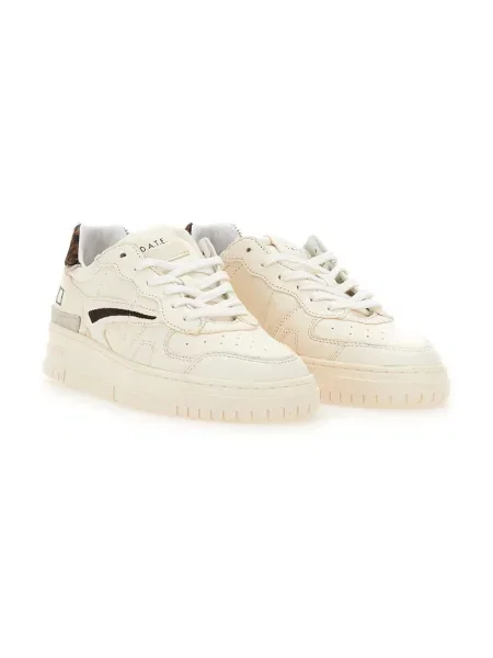 Sneakersy D.a.t.e. skórzane białe