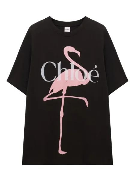 Tricou Chloé cu imagine negru