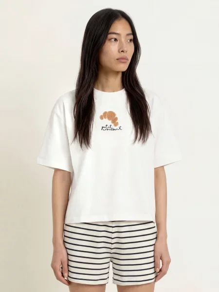 Darling Harbour T-Shirt weiss biała