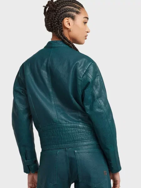 Коротка куртка G-star Raw зелена