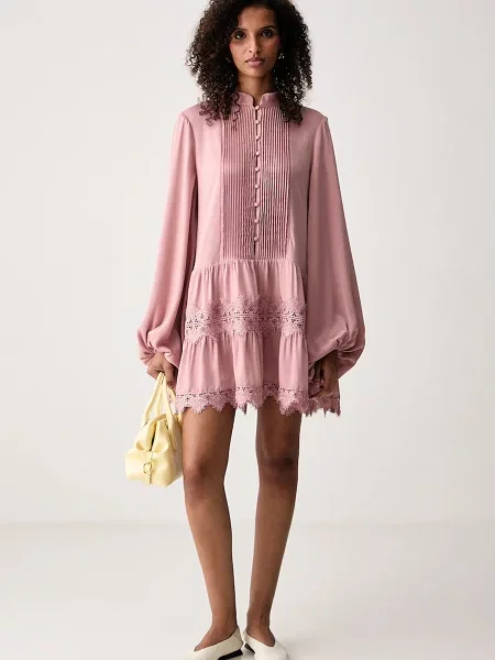 Bardot rochie ANTONIA roz