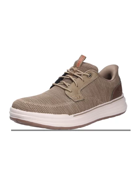Sneakersy Skechers brązowe