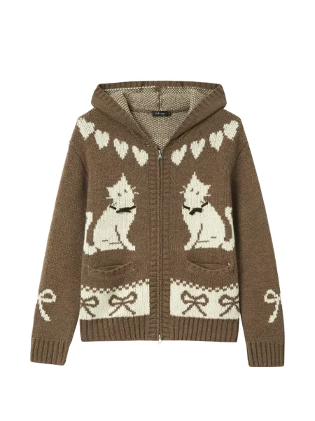 Cardigan Tout A Coup tricotate maro