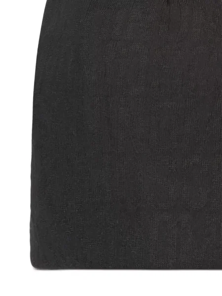 Kötött sapka Moschino fekete