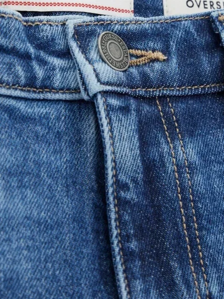 Детские широкие джинсы Guess голубые