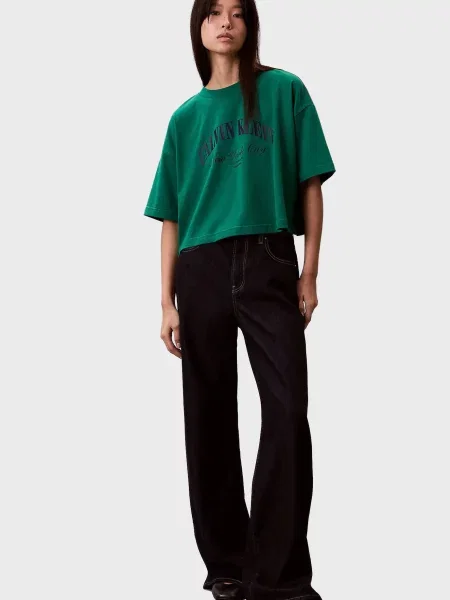 Футболка Calvin Klein Jeans зелена