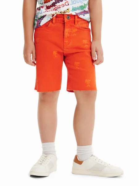 Desigual Farmer rövidnadrág narancssárga