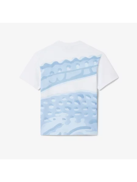 Lacoste T-Shirt Z Nadrukiem biały
