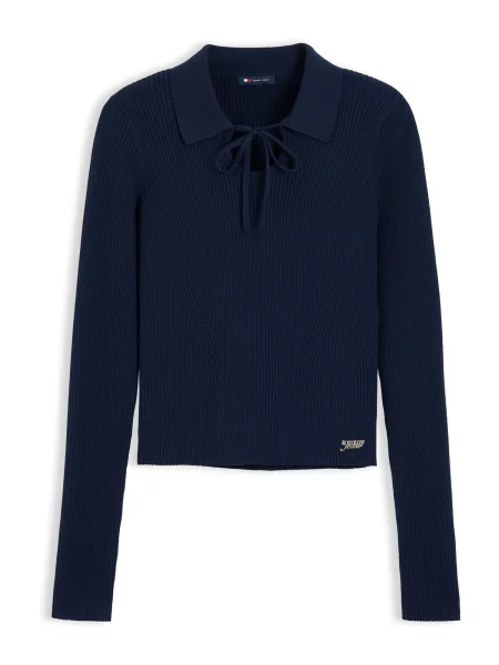 Tommy Jeans Pulover bleumarin