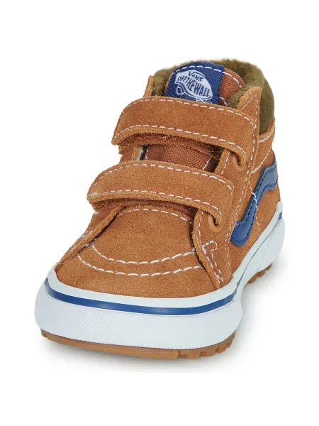 Členkové topánky Vans hnedá
