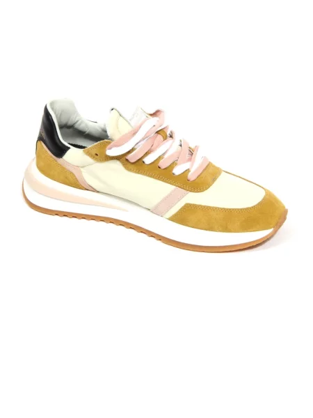 Sneakersy Philippe Model skórzane żółte