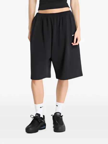 Pantaloni scurți Nike cu broderie negru